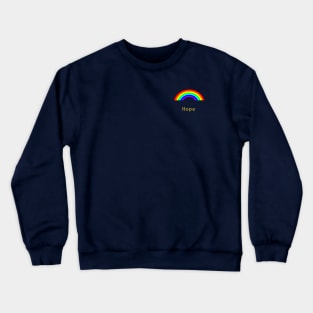 Small Rainbow Hope of Feelings Crewneck Sweatshirt